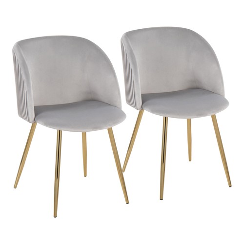 Fran Pleated Chair - Set Of 2